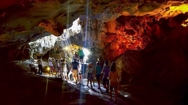 Athena Royal Cruise Activities Exploring Cave