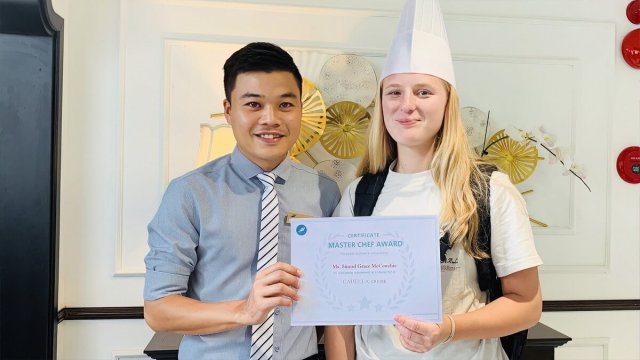 Capella Cruise Cooking Class Certificate