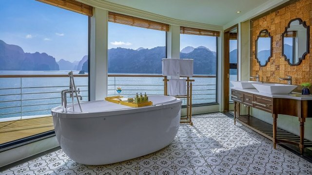 Capella Cruise Owner Suite Bathroom
