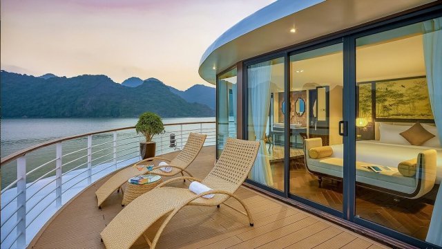 Capella Cruise Owner Suite Balcony