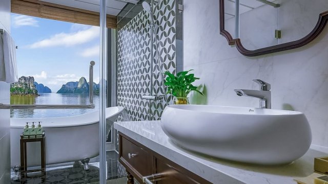 Capella Cruise Sky Suite Bathroom
