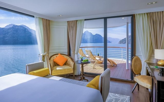 Capella Cruise Sky Terrace Suite Bedroom