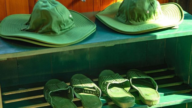Cong Cruise Hats and HONEYCOMB SANDALS