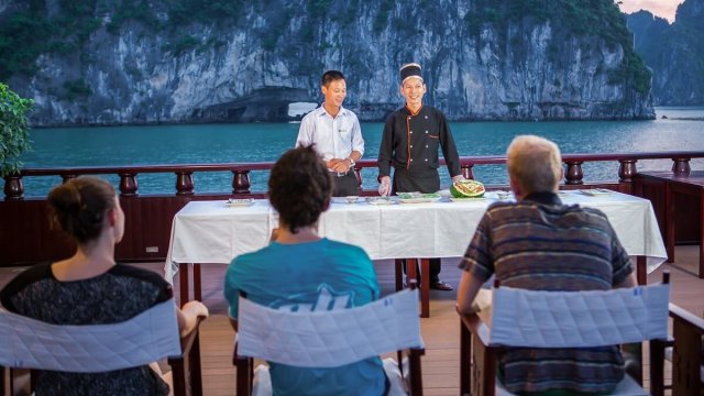 Dragon Legend Cruise Cooking Demonstration