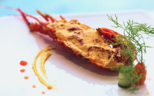 Halong Catamaran Cruise 5 star cuisine lobster