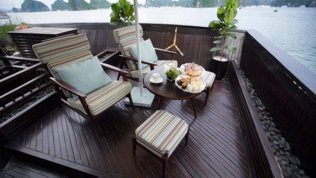 Hera Cruise Cozy Balcony Perfect for Afternoon Tea