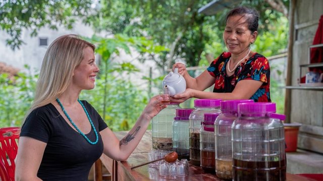 Heritage Line Ylang Cruise Cat Ba Island Meet Locals and Drink Tea