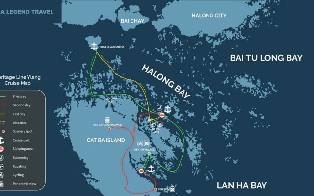 Heritage Line Ylang Cruise Heritage Line Ylang Cruise Map