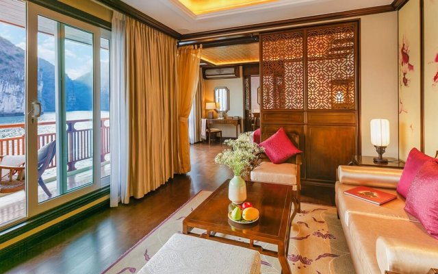 Heritage Line Ylang Cruise Regency Suite Grace Orchid Living Room and Balcony