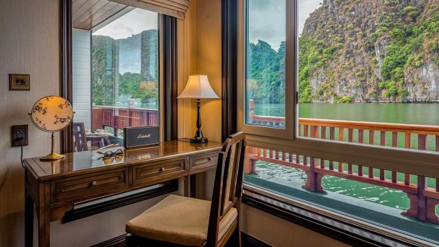 Heritage Line Ylang Cruise Signature Suite View from window