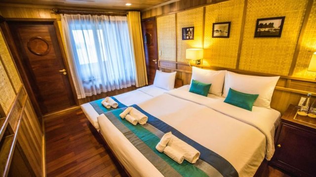 Legend Halong Cruise Suite with a Double Bed and a Single Bed