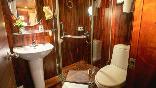 Legend Halong Cruise Bathroom Shower