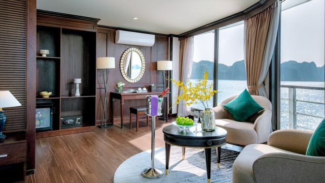 Mon Cheri Cruise President Suite Bright and Modern Space