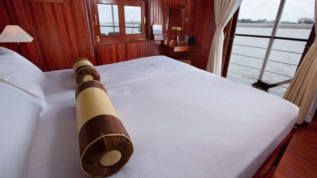 Pandaw Halong Cruise Main Deck Double Bed Cabin