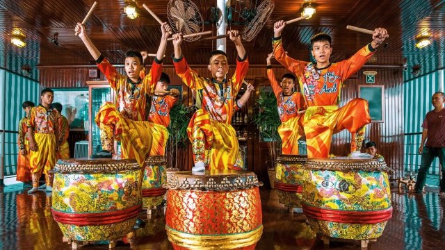 Pandaw Halong Cruise Vietnamese Traditional Drumming Performance