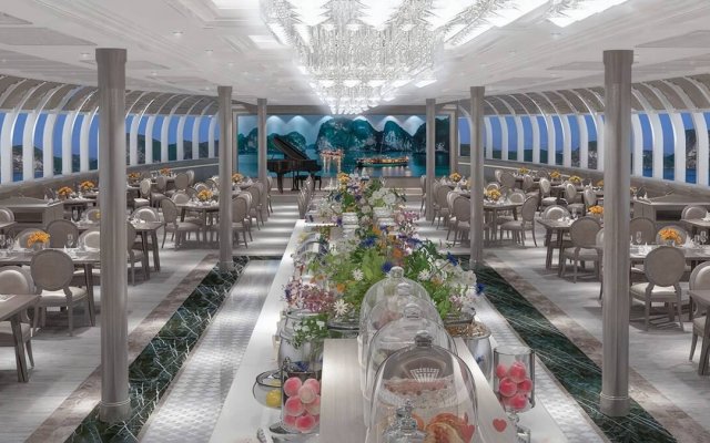 Paradise Delight Cruise Buffet Line in Deluxe Restaurant