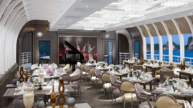 Paradise Delight Cruise Piano Stage in Dinning Space