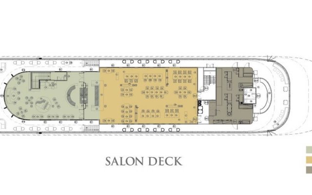 Paradise Elegance Cruise Map Salon Deck