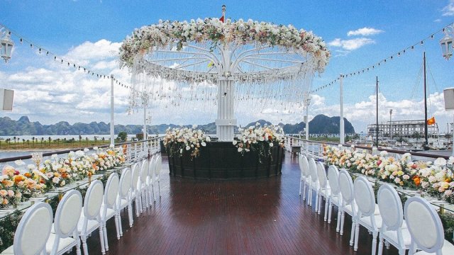 Paradise Sails Gorgeous Wedding Event Set Up