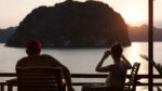 Peony Cruise A Couple Enjoys Sunset View on The Bay