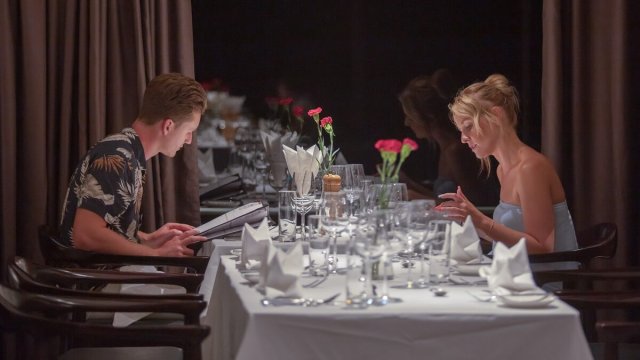 Scarlet Pearl Cruise Romantic and Elegant Dinner