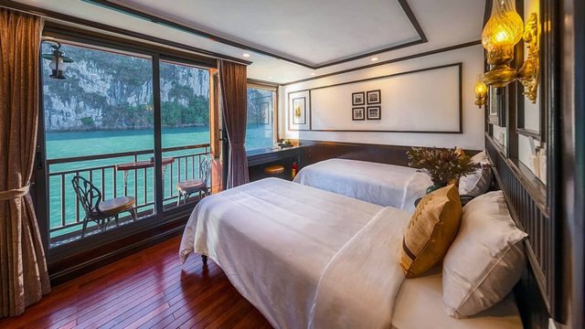 Sena Cruise Suite with 2 Single Beds and 1 Small Balcony