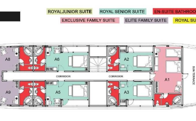Signature Royal Cruise 2nd floor map