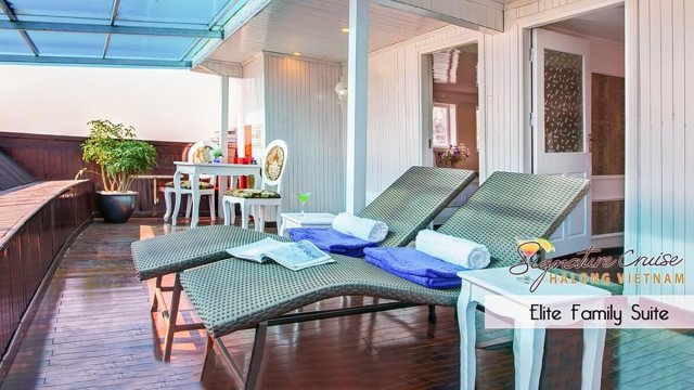 Signature Royal Cruise Sunbed on Balcony for Sunbathing