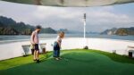 Stellar Of The Seas Cruise Playing Mini Golf on Sundeck