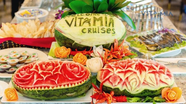 Vita Mia Luxury Cruise Food