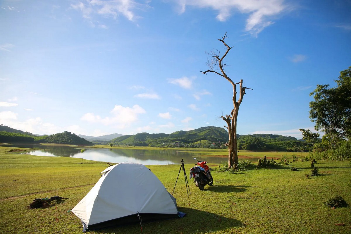 Ben En National Park: Camping in the forest at Ben En National Park