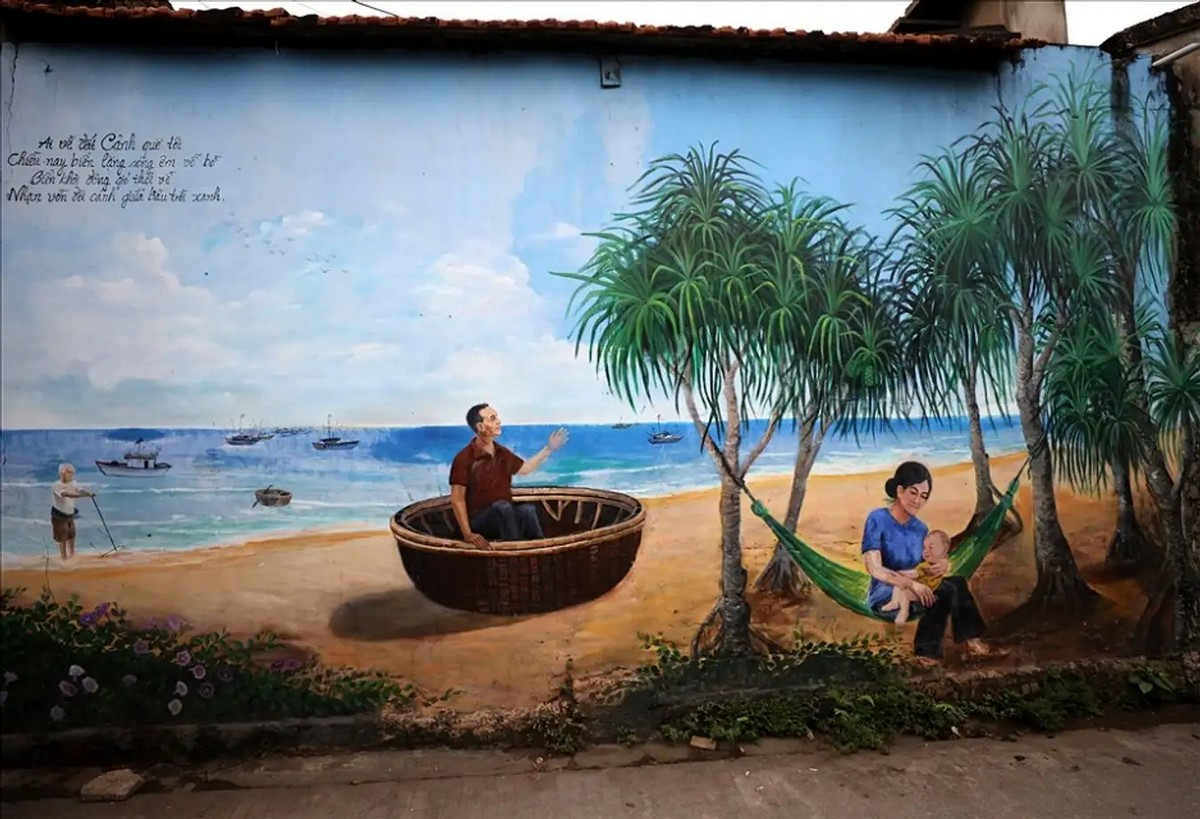 Destinations in Quang Binh: Canh Duong Mural Village