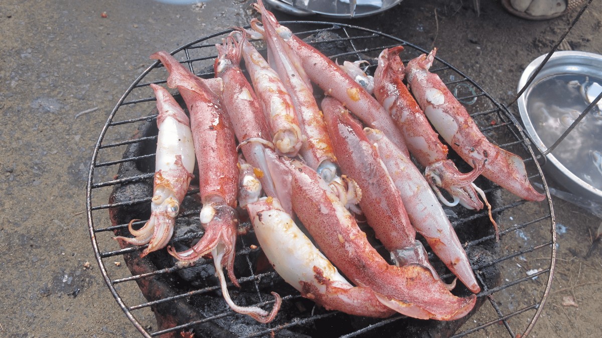 Cua Lo Travel Guide: Must-try Local Food - Muc nhay (Jumping squid)