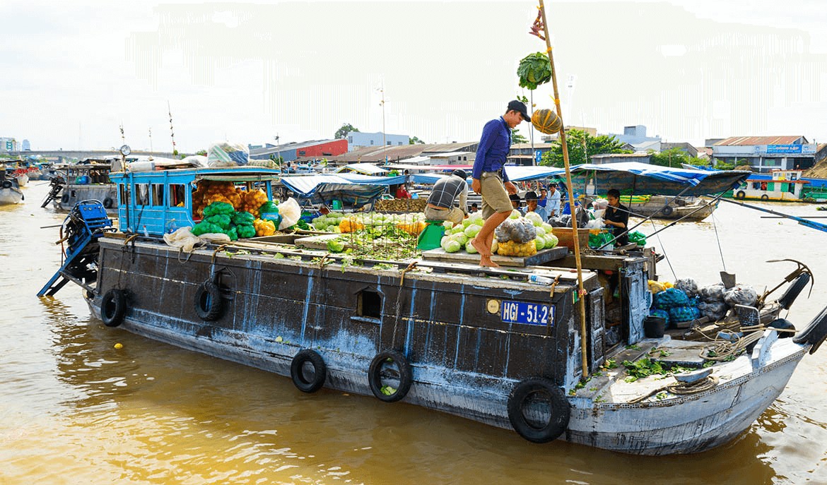 Mekong Delta Things to Do - Visit the floating markets in the early morning