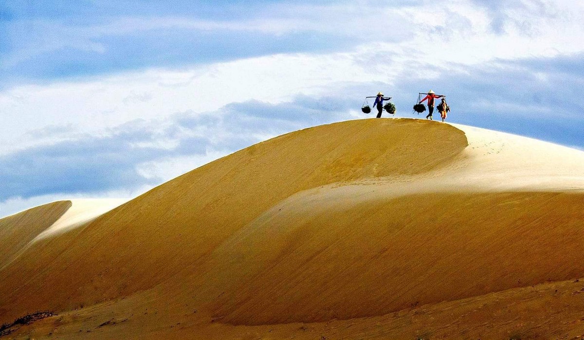 Quang Phu Sand Dune - A popular tourist spot in Quang Binh