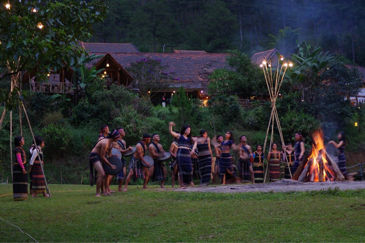 Vibrant dance performances in ethnic villages near Da Lat