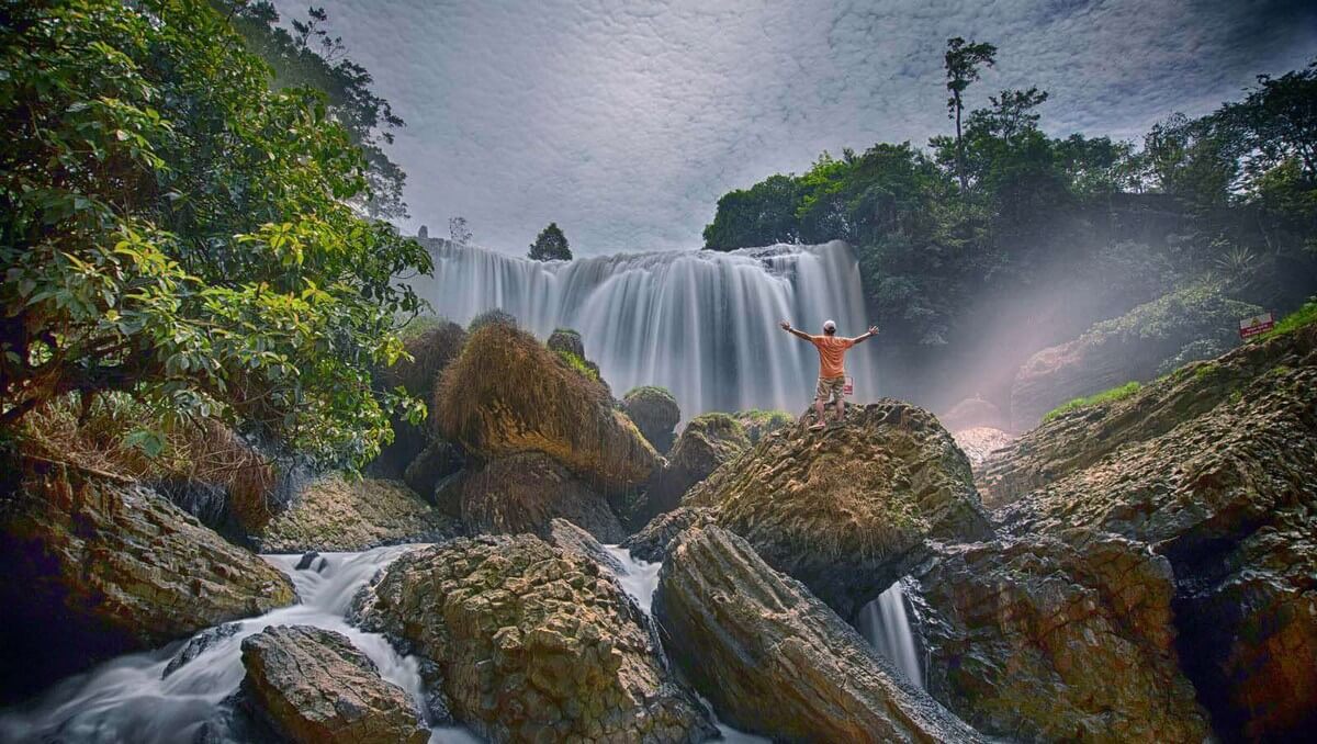 Waterfalls in Da Lat - Elephant waterfall