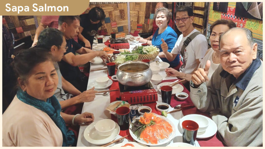 Hanoi to Sapa Salmon Hotpot - a delicacy in Sapa