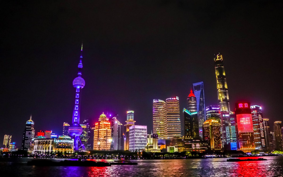 Shanghai is renowned for its futuristic skyline, highlighted by iconic skyscrapers like the Oriental Pearl Tower