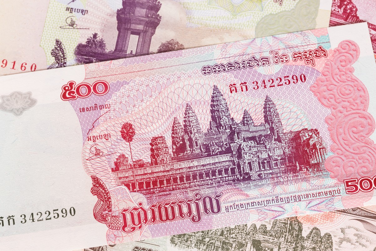 The official currency in Cambodia is the Cambodian Riel (KHR)
