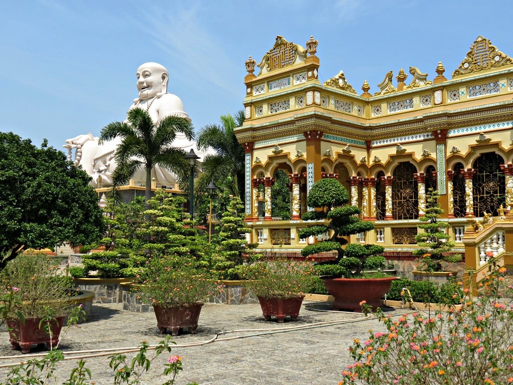 Things to Do in Mekong Delta - Marvel at the Unique Architecture of Vinh Trang Pagoda