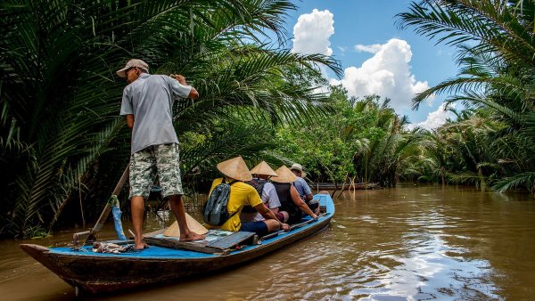 Things to Do in Mekong Delta - Take a Sampan Boat Trip along the Mekong River