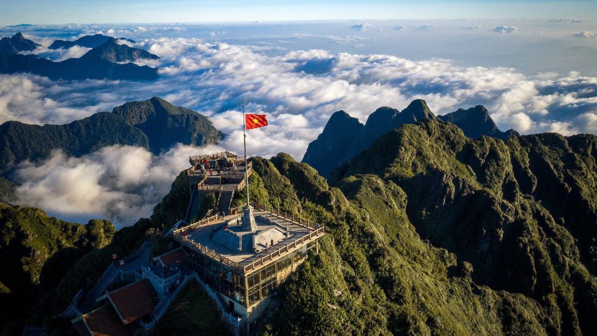 Fansipan Mountain is Vietnam's highest peak