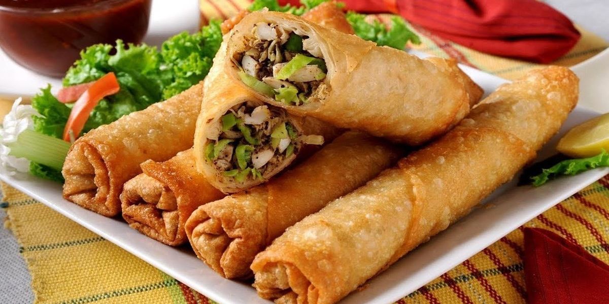 Traditional Vietnamese Food Nem Ran