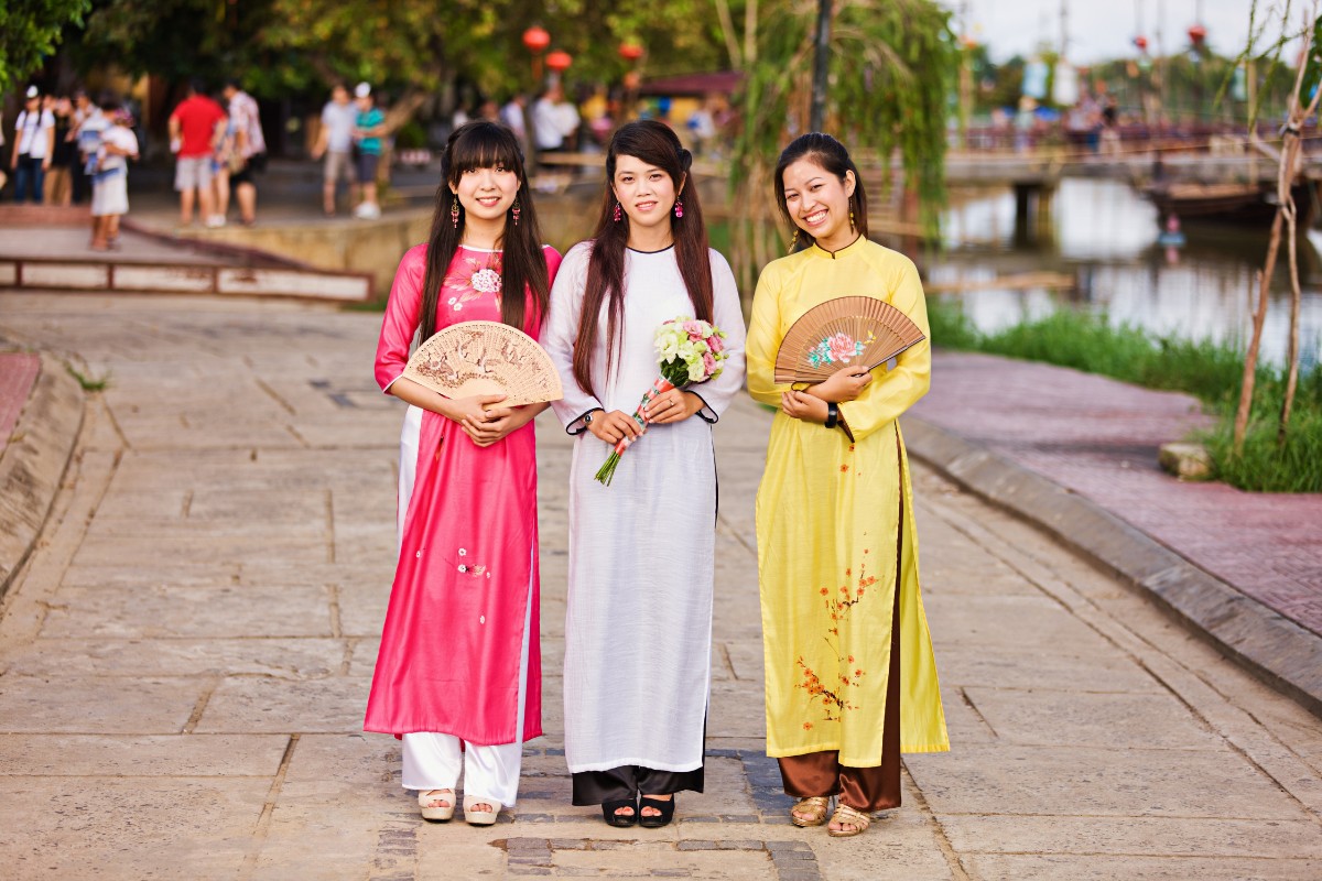 Vietnamese Ao Dai Modern Ao Dai blends contemporary trends with traditional elegance for a stylish cultural expression