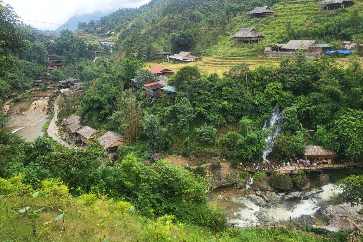 Cat Cat Village offers cultural immersion with ethnic H'mong houses and stunning natural scenery