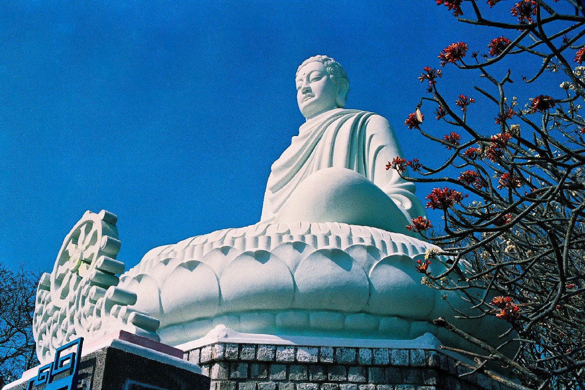 Vung Tau Vietnam Buddha Statue in Thich Ca Phat Dat Pagoda