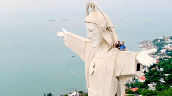 Christ of Vung Tau The towering Vung Tau Christ the King statue, with its open arms, seems to embrace all living beings