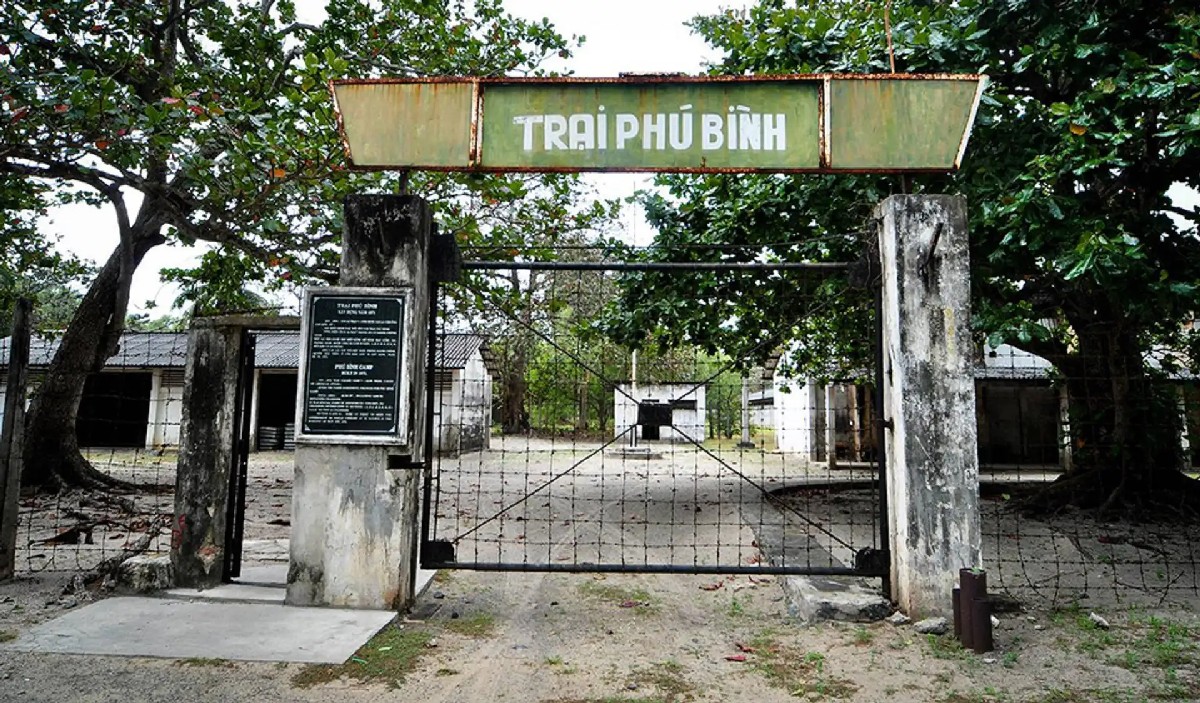 Con Dao Prison The main gate to Phu Binh Camp