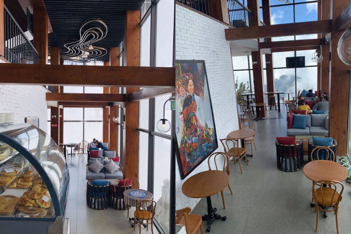 Sapa Coffee Shop Cafe Du Soleil Sapa has panoramic views of the